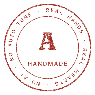 Handmade mark in red wax